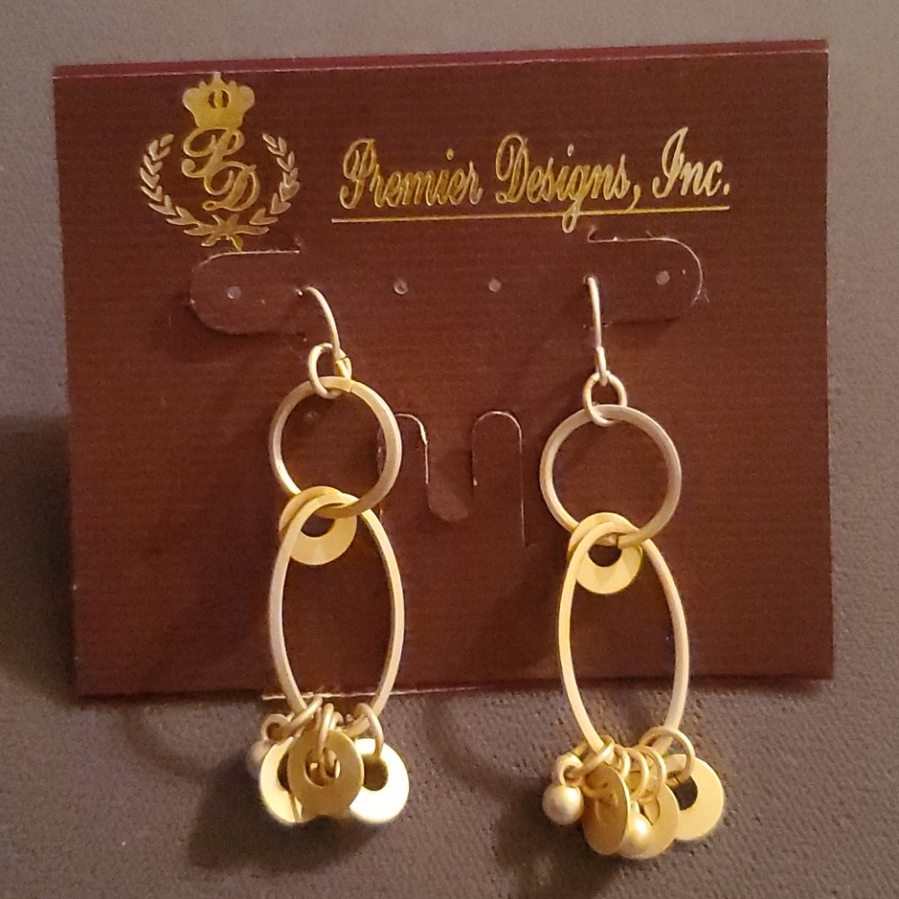 Earrings, Infusion (Gold) by Premier Designs